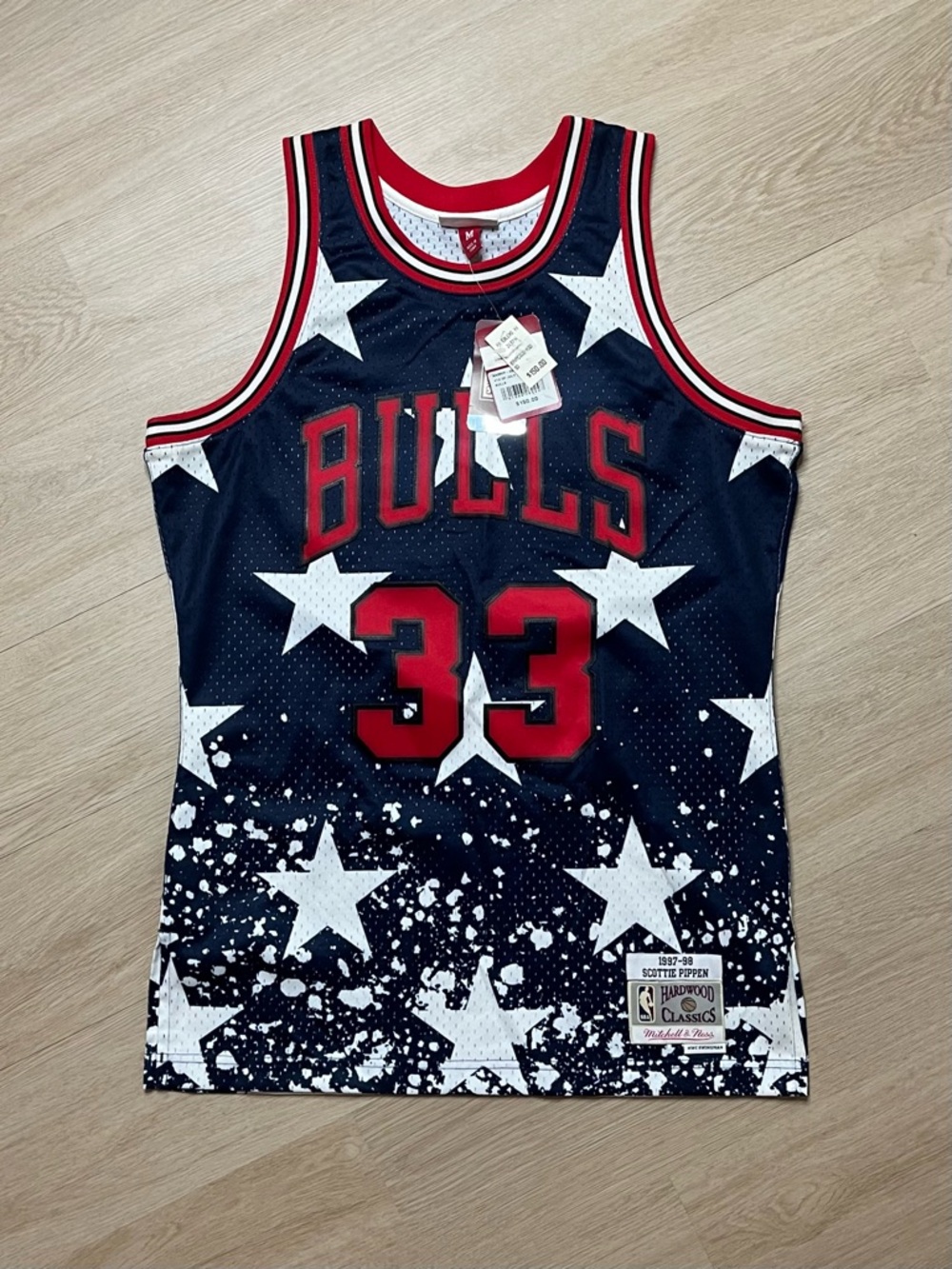 Mitchell & Ness Navy, Red & White Swingman Jersey